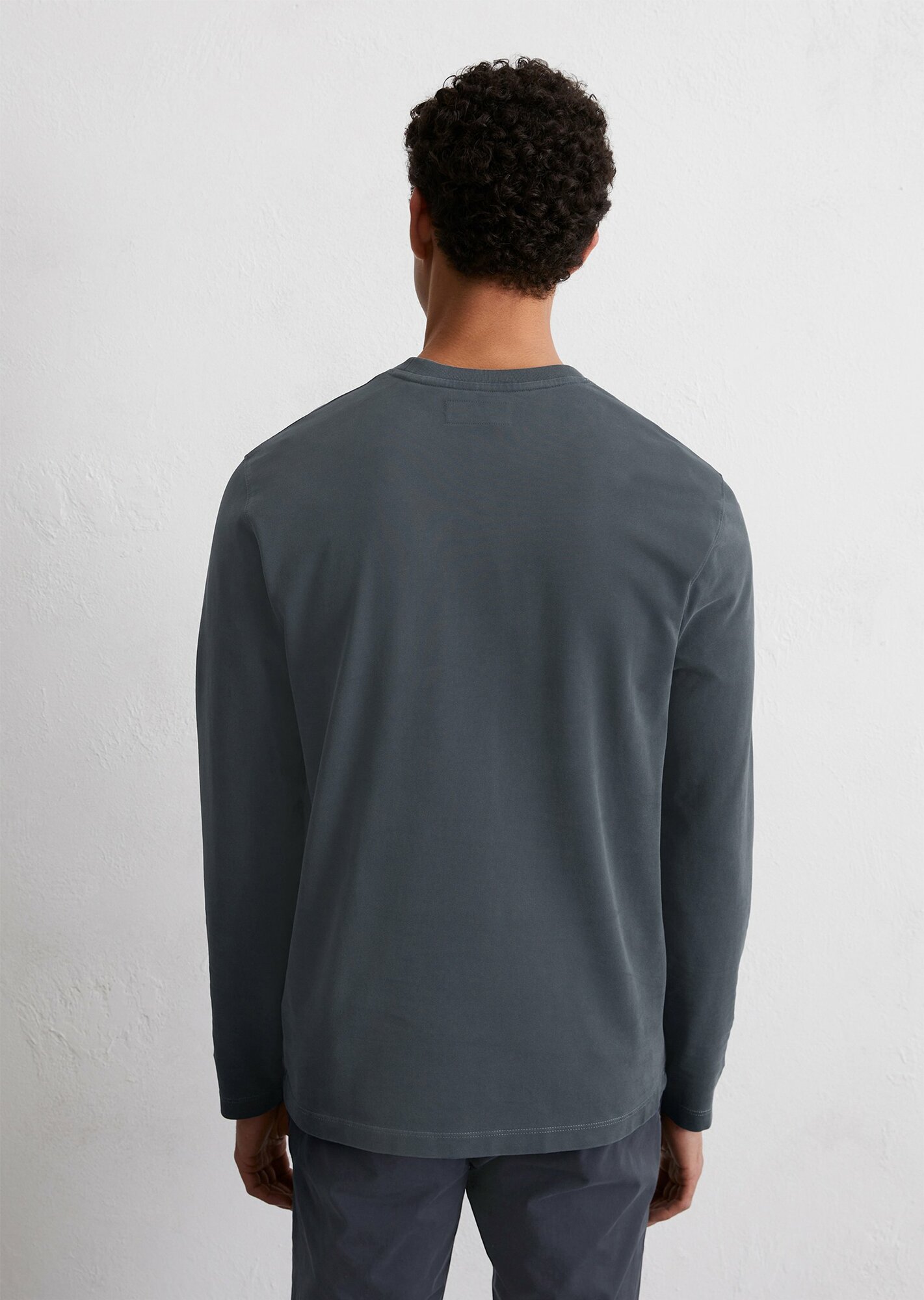 Лонгслив Marc O'Polo, размер L, , темно-синий — фото 1