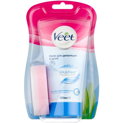 Veet Крем для депиляции в душе для чувствительной кожи 150 мл 150 г