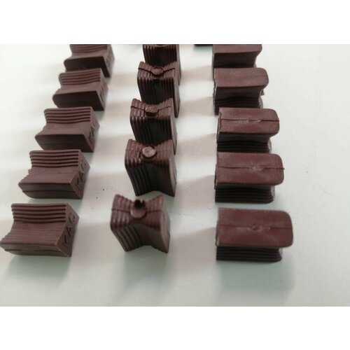 Шпонка соединительная ласточкин хвост, цвет донской орех -50 штук