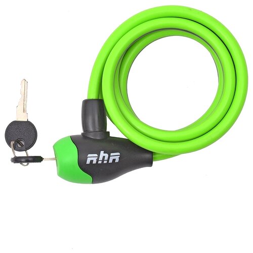 Велозамок RUSH HOUR с ключом 10x1500 зеленый