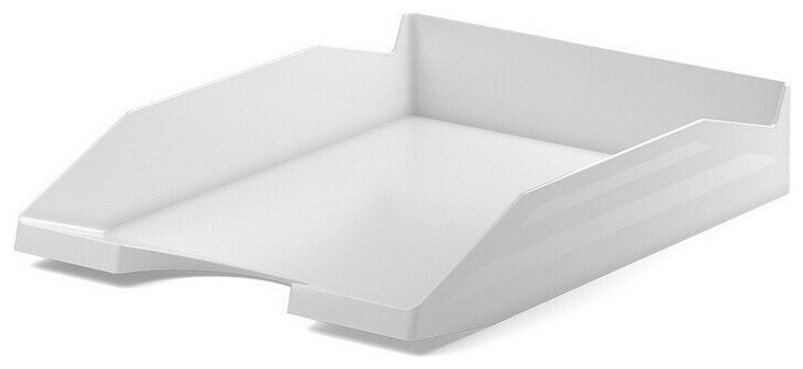 Лоток пластиковый для бумаг ErichKrause Office, белый