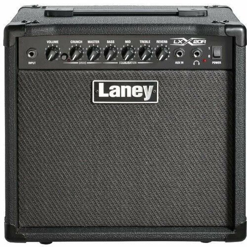 Гитарный комбоусилитель 20 ватт LANEY LX20R BLACK гитарный комбо laney lx20r