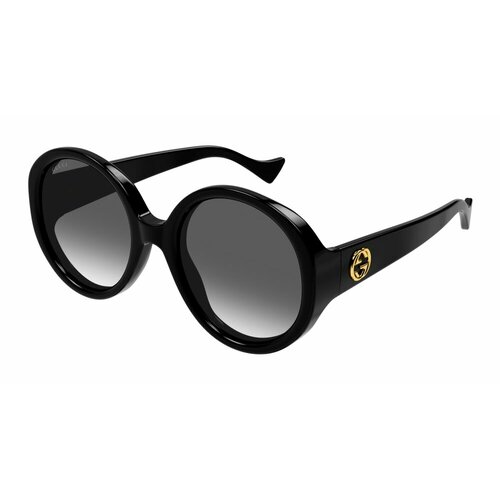 фото Солнцезащитные очки gucci gg1256s 001, черный, бесцветный