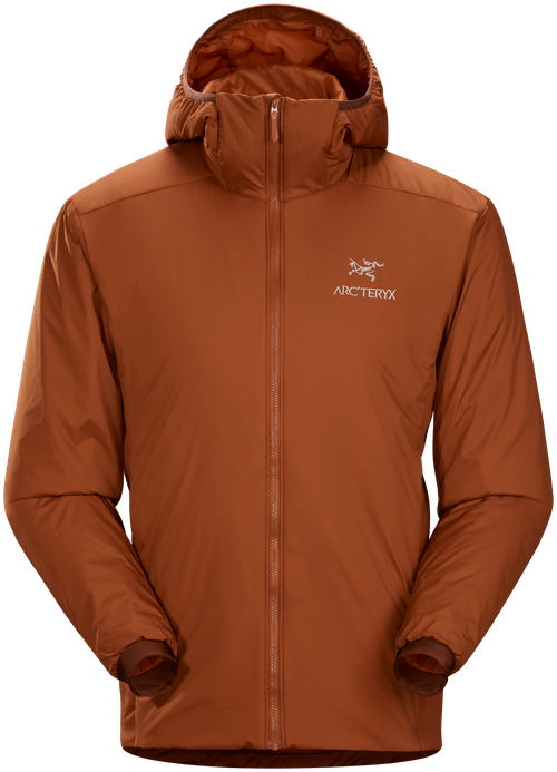 Куртка Arcteryx, средней длины, силуэт прямой, карманы, внутренние карманы, несъемный капюшон, регулируемый капюшон, водонепроницаемая, утепленная, размер M, синий