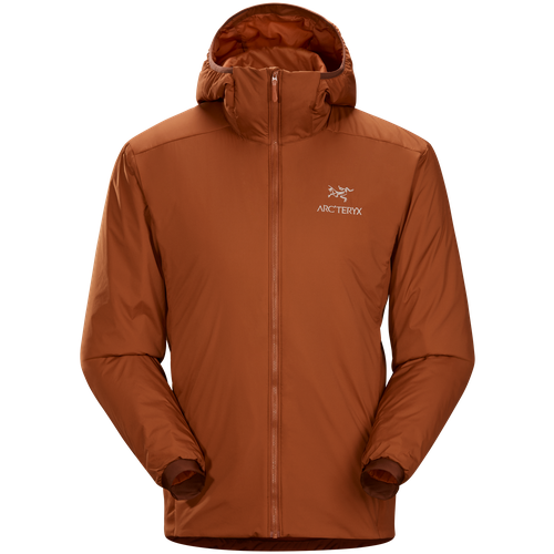 Куртка Arc'teryx, средней длины, силуэт прямой, карманы, внутренние карманы, несъемный капюшон, регулируемый капюшон, водонепроницаемая, утепленная, размер XXL, красный