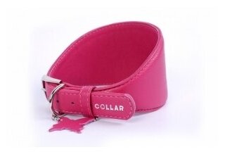 COLLAR GLAMOUR для собак борзых без украшений розовый ширина 15мм, длина 26-32см 34657 - фотография № 4