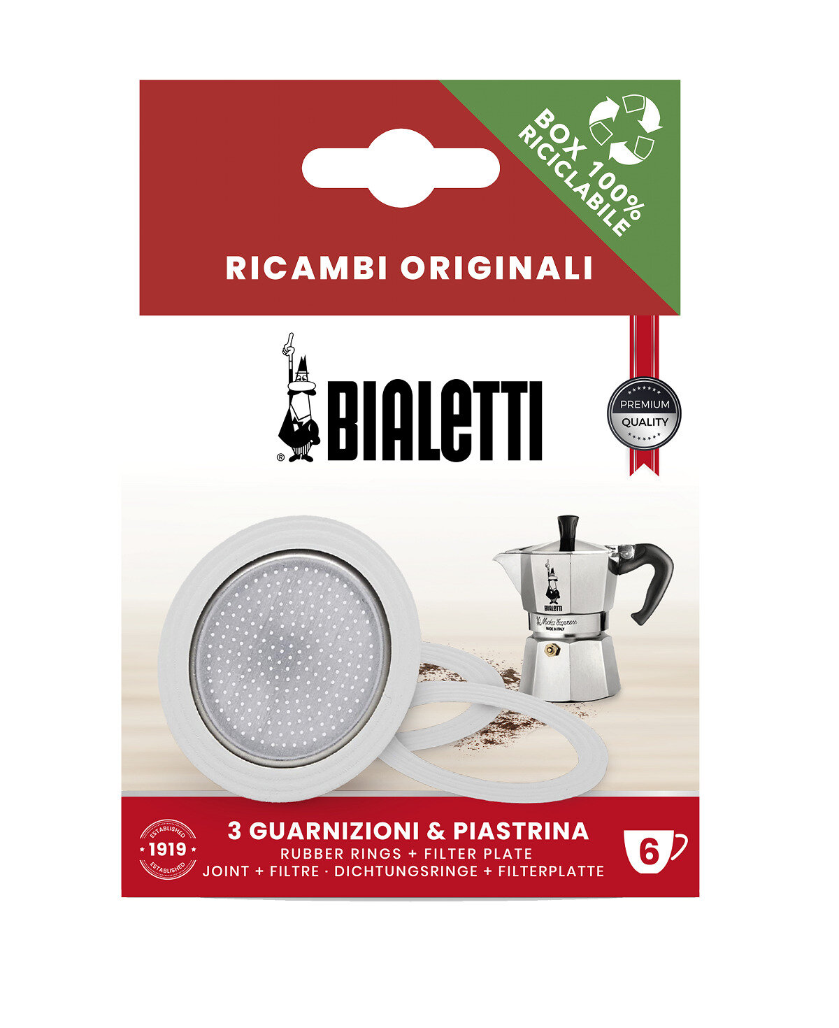 3 уплотнителя + 1 Фильтр Bialetti для алюминиевых кофеварок на 6 чашек — купить в интернет-магазине по низкой цене на Яндекс Маркете