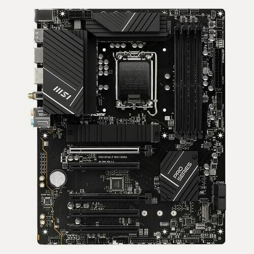 Изображение товара Материнская плата MSI PRO B760-P WIFI DDR4, LGA 1700, Intel B760, ATX, Ret