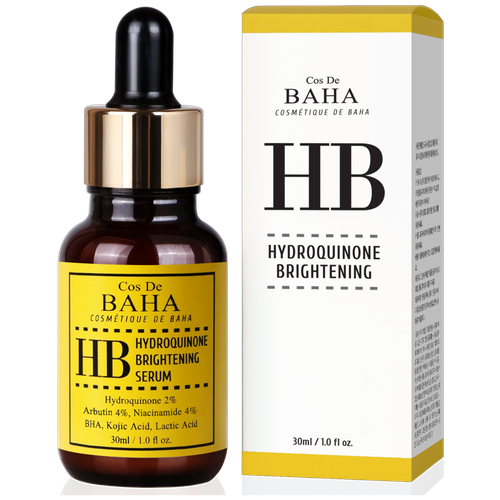 Сыворотка для борьбы с пигментацией с гидрохиноном COS DE BAHA HYDROQUINONE BRIGHTENING SERUM (HB), 30 мл