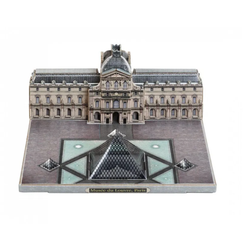 Сборная модель из картона Музей Лувр, Музеи мира в миниатюре №582 музей орсэ модель из картона музеи мира в миниатюре у585