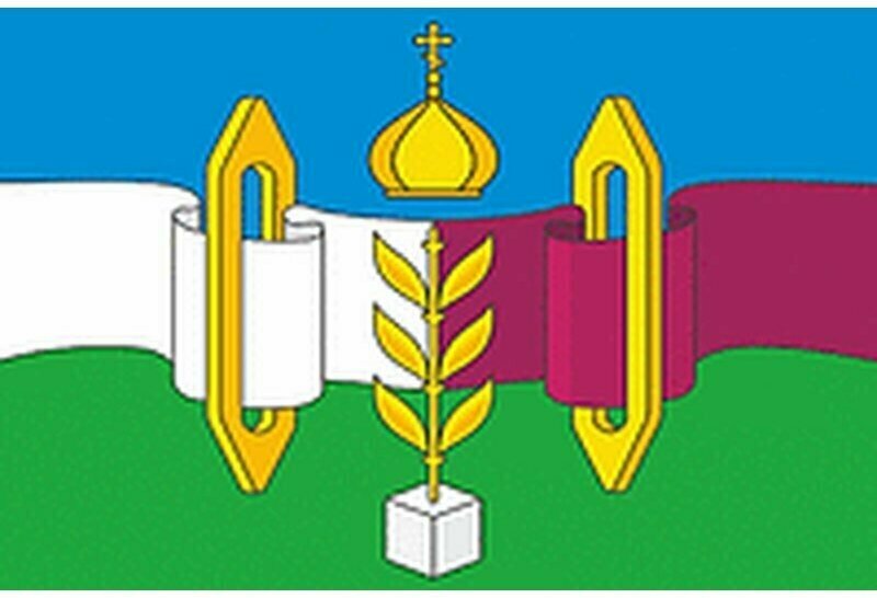 Флаг Тельминского городского поселения. Размер 135x90 см.