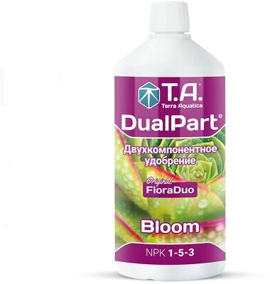 Удобрение минеральное Terra Aquatica DualPart Bloom 1L (Flora Duo GHE) - фотография № 4