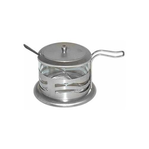 Набор для специй с салфетницей солонка/перечница на металлической подставке 8*5*12,5см KENG-0190234