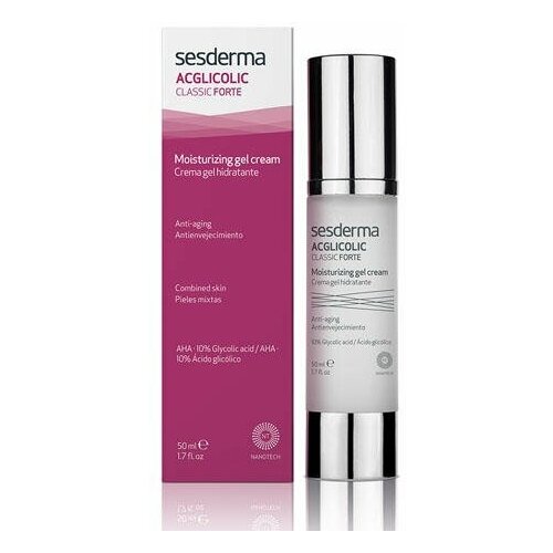 Sesderma Acglicolic Classic Moisturizing Cream-Gel - Увлажняющий крем-гель для смешанной кожи AHA 10%, 50 мл