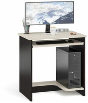 Компьютерный стол СК-11.1, цвет венге/дуб, ШхГхВ 74,6х50х75 см.