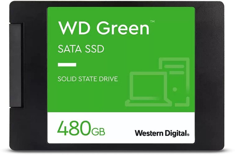 Твердотельный накопитель Western Digital Green SSD 480Gb SATA WDS480G3G0A