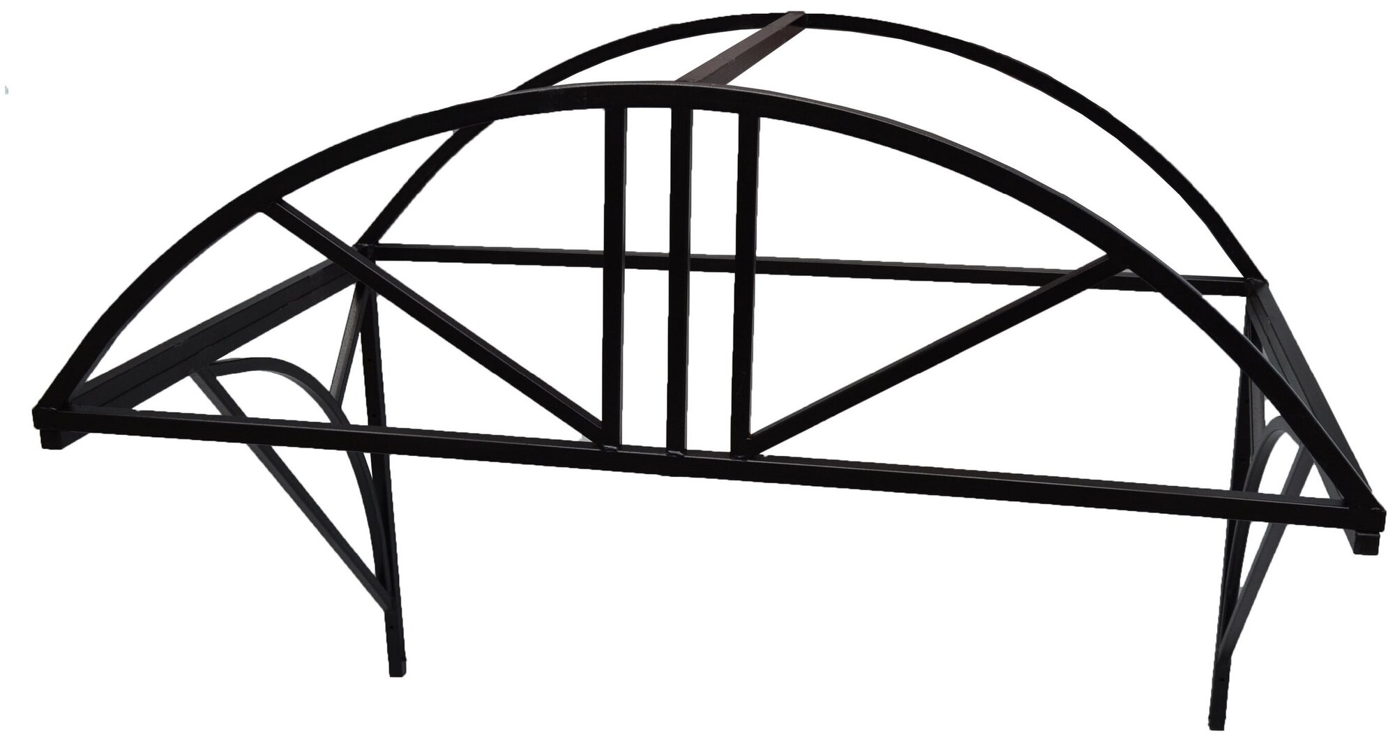 Козырек над крыльцом арочный 1,5 метра. Классик G-3 Усиленный - фотография № 7