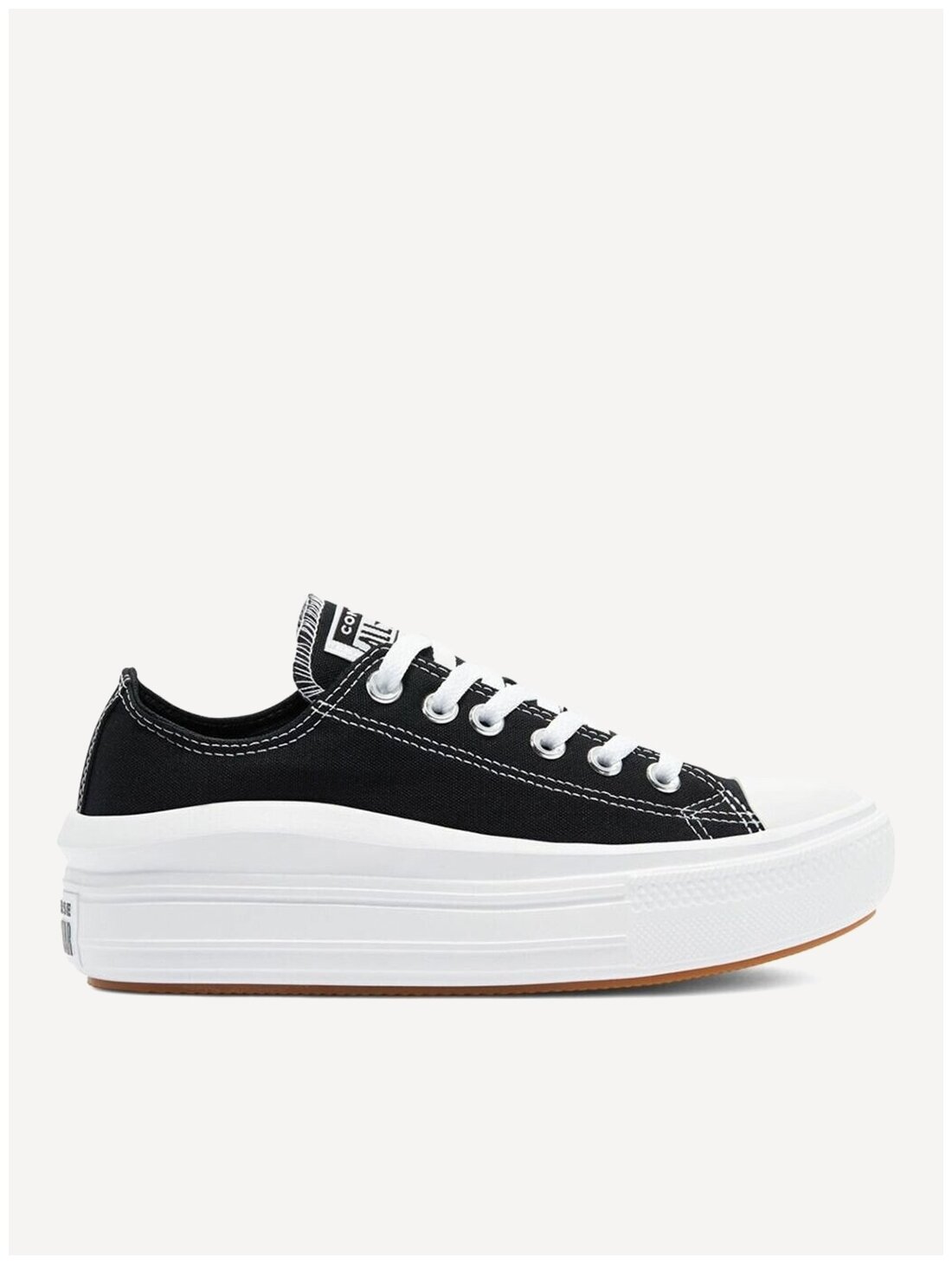 Кеды женские Converse Chuck Taylor All Star Move Low Top 570256 текстильные черные 