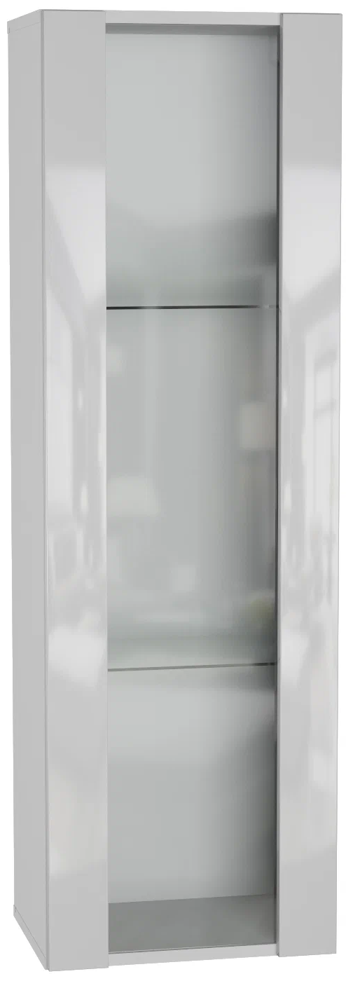 Шкаф навесной Нк-мебель POINT ТИП-21 Белый/Белый глянец 71774437