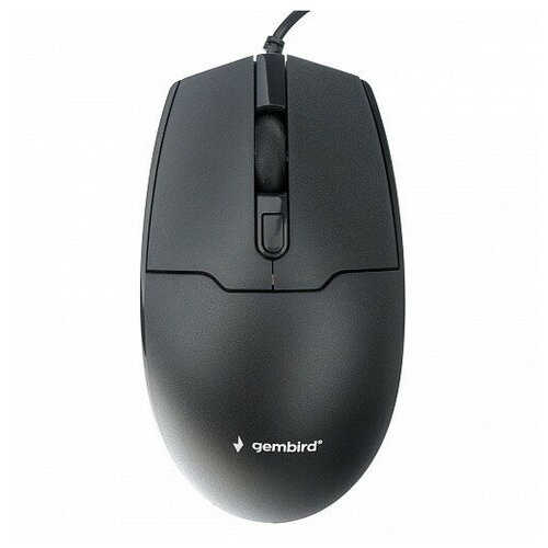 Gembird MOP-430 черный USB проводной 3клколесо-кнопка 10001600 DPI 15 м 51800₽