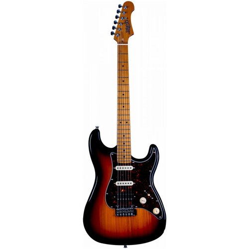 JET JS-400 SB электрогитара, Stratocaster, корпус липа, 22 лада, HSS, tremolo, цвет SB omni st hss sb электрогитара stratocaster цвет cанберст