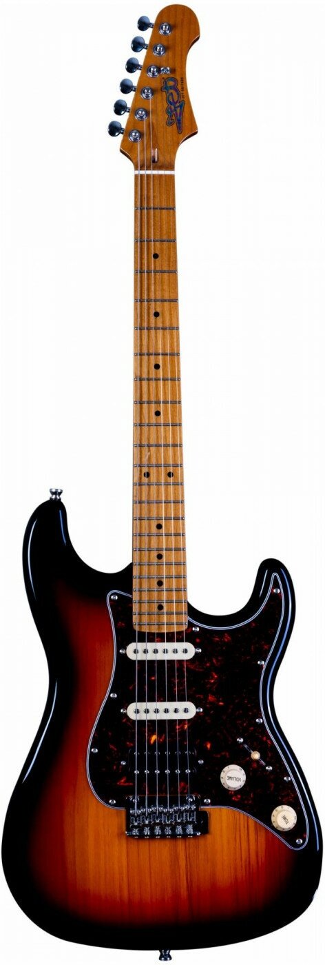 JET JS-400 SB электрогитара, Stratocaster, корпус липа, 22 лада, HSS, tremolo, цвет SB