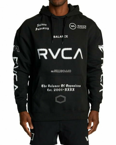 Свитшот RVCA, размер S, черный