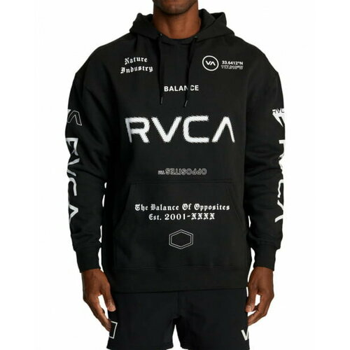 Свитшот RVCA, размер M, черный