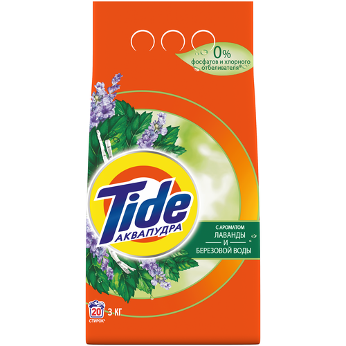 Tide Стиральный порошок Tide «Лаванда и берёзовая вода», автомат, 3 кг