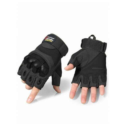 фото Тактические перчатки беспалые army tactical gloves, 762 gear, арт 325, цвет черный (black) tactica 762