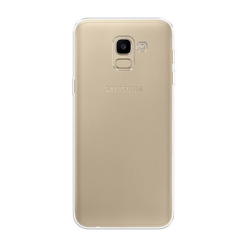 Силиконовый чехол на Samsung Galaxy J6 2018 / Самсунг Галакси J6, прозрачный