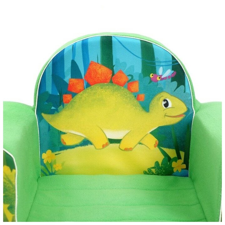 Мягкая игрушка-кресло «Динозавры», цвет зелёный - фотография № 2