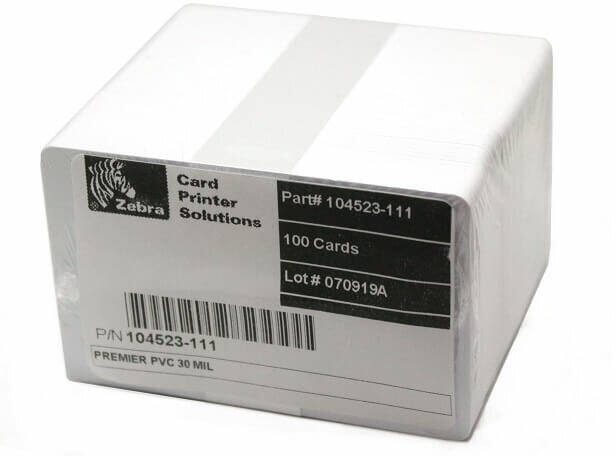 Пластиковые карточки Zebra 104523-111 для принтера ZC10030 mil(500cards)