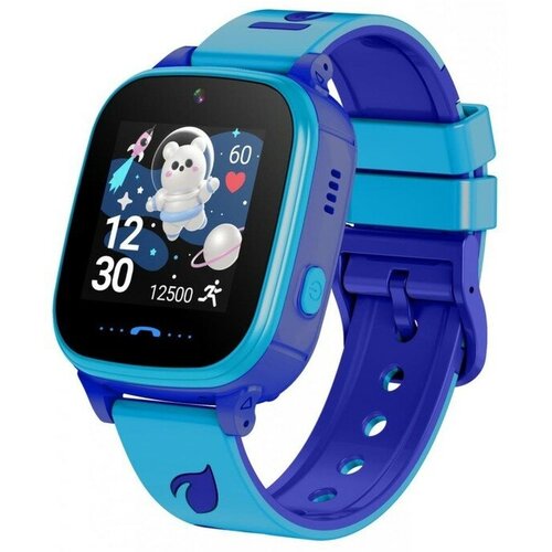 Детские смарт-часы Leef Nimbus 2G GPS геозоны SOS камера IP67 400 мАч синие 1414₽