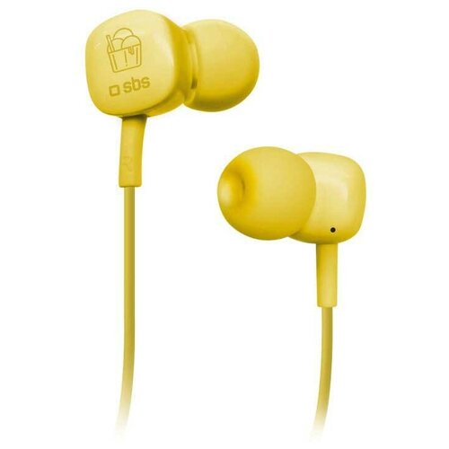 Наушники SBS Ice Cream 35мм с микрофоном 12м желтый TEEARICEY 119400₽