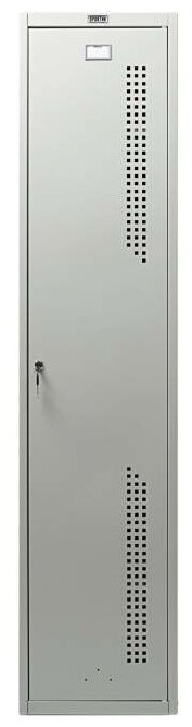 Шкаф для одежды Практик LS 11-40D (S23099515102) 1830x418x500мм 1секц. металл серый/серый - фото №7