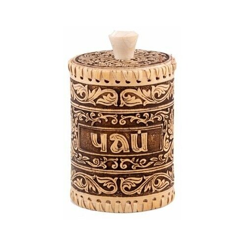 Туес из бересты, шитый 