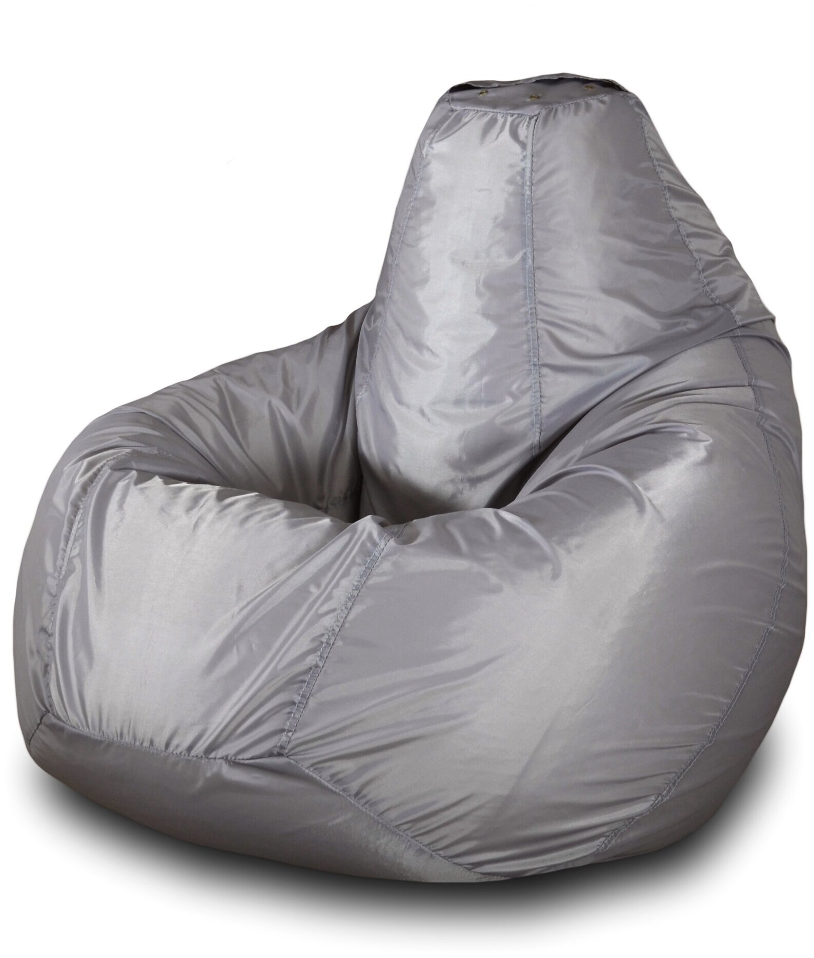 Кресло-мешок Груша Пазитифчик серая (оксфорд) 110х85 см