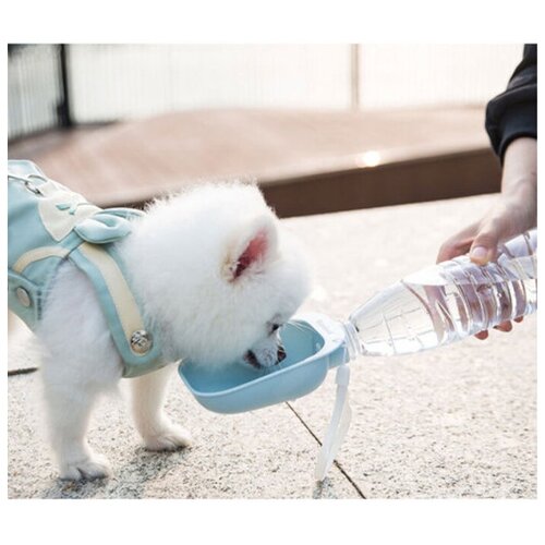 Поилка для собак кошек животных дорожная портативная прогулочная переносная