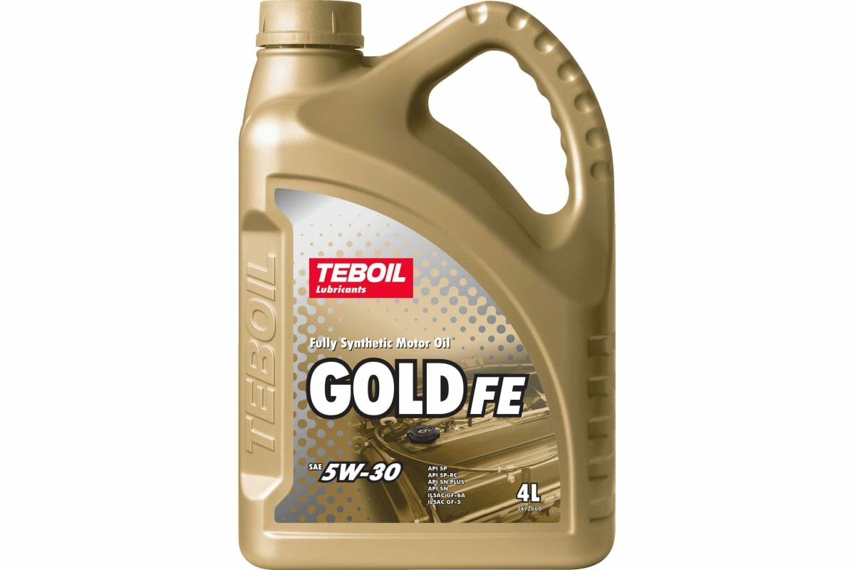 Синтетическое моторное масло Teboil Gold 5W-30, 4 л