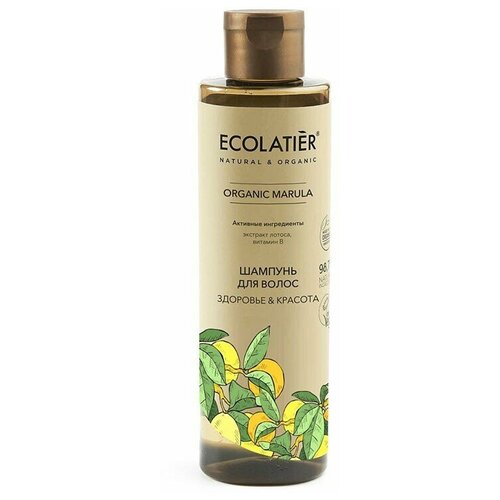 Ecolatier/GREEN Шампунь для волос здоровье & красота Серия ORGANIC MARULA, 250 мл