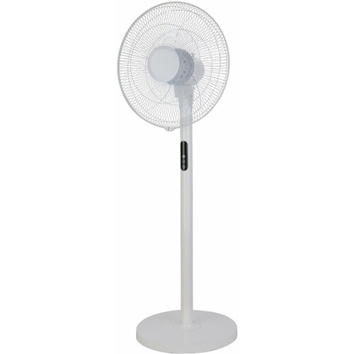 Вентилятор напольный LED дисплей пульт ДУ SONNEN FS40-A999 50 Вт 3 режима белый 455735 656300₽