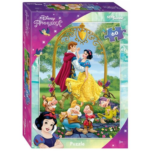 Пазл Белоснежка - 3, Disney, 60 деталей / Step Puzzle пазл белоснежка 3 disney 260 деталей step puzzle