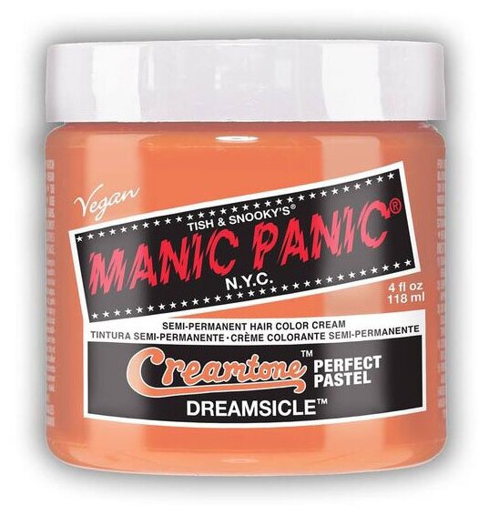 MANIC PANIC Классическая пастельная оранжевая краска для волос - Dreamsicle Pastel