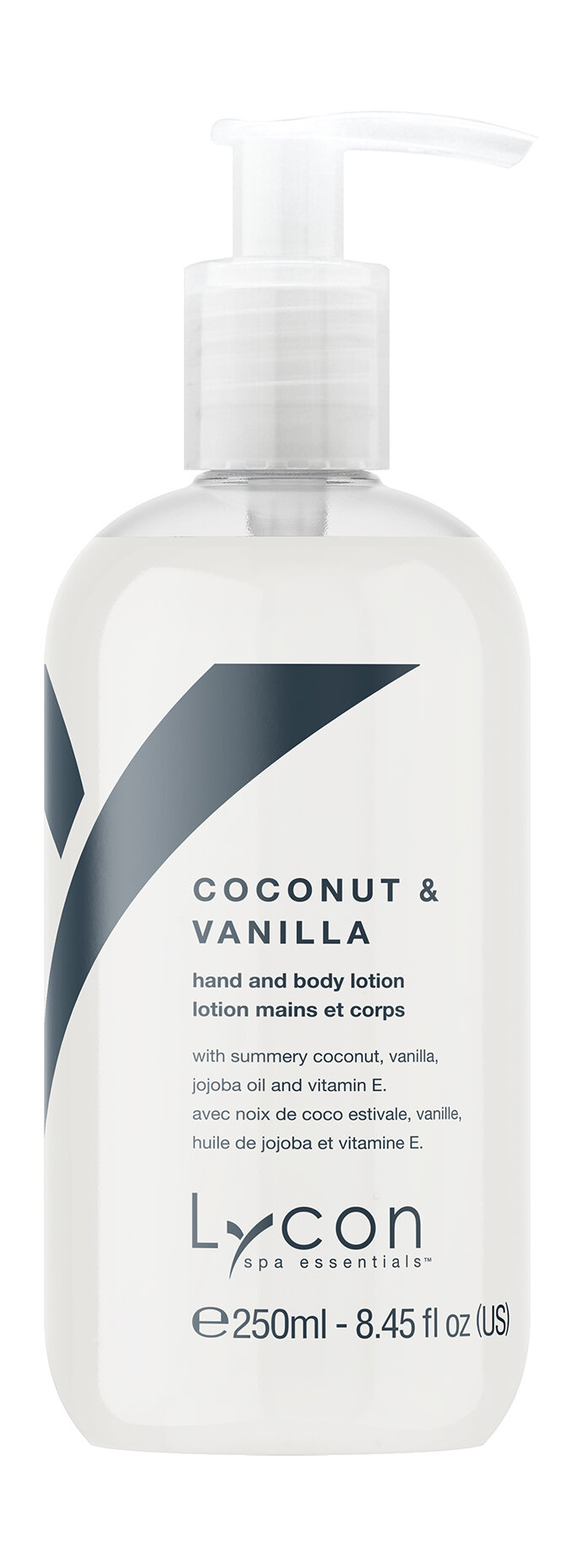 LYCON Лосьон для рук и тела Coconut & Vanilla Hand & Body Lotion кокос и ваниль, 250 мл