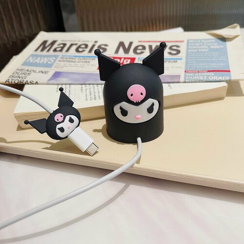 Подставка держатель для умных смарт часов Apple Watch 1-8 series Kawaii Kuromi