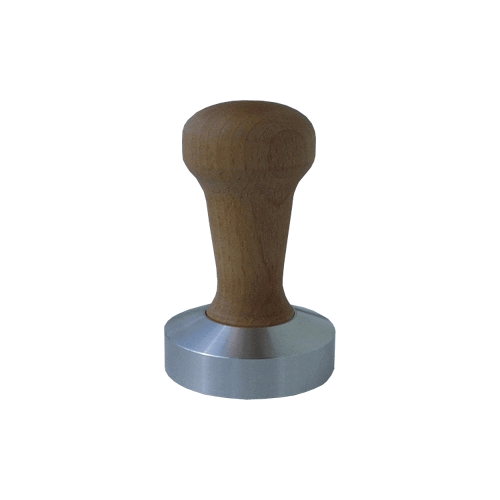 Темпер для кофе алюминиевый d-5,7см ручка бук