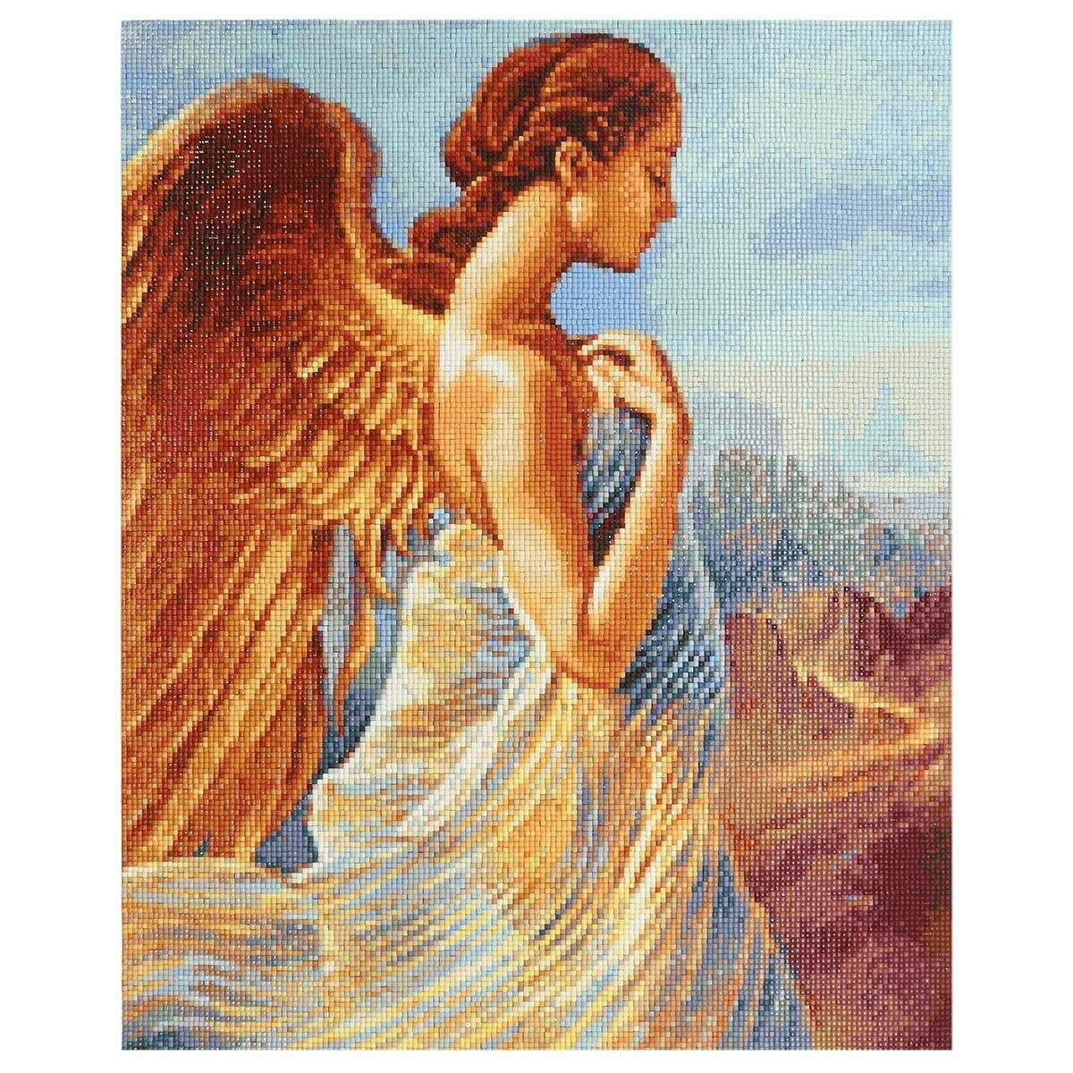 Алмазная мозаика Cristyle "Ангел", 40х50 см, Cr 450054