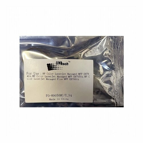 Чип к-жа HP LJ Managed MFP E87640E87650E87660 54K шлейф W9050MC black UNItechApex 1122₽