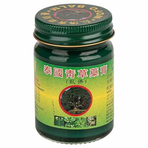 Тайский травяной зеленый бальзам от мышечных болей Thai Herbal Wax Balm, 50 мл